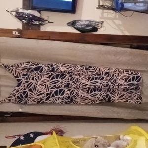 Kaari one piece set. Size M. Navy blue,peach and white.